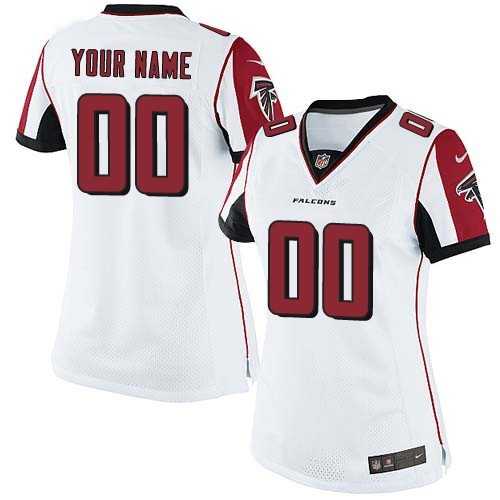 Women Nike Atlanta Falcons Customized White Team Color Stitched NFL Game Jersey,We sell and wholesale Women Nike Atlanta Falcons Customized White Team Color Stitched NFL Game Jersey on line form chian!